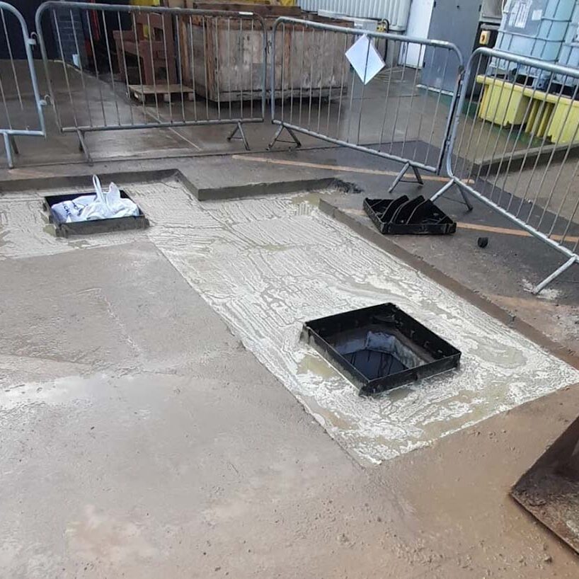 New manhole installation